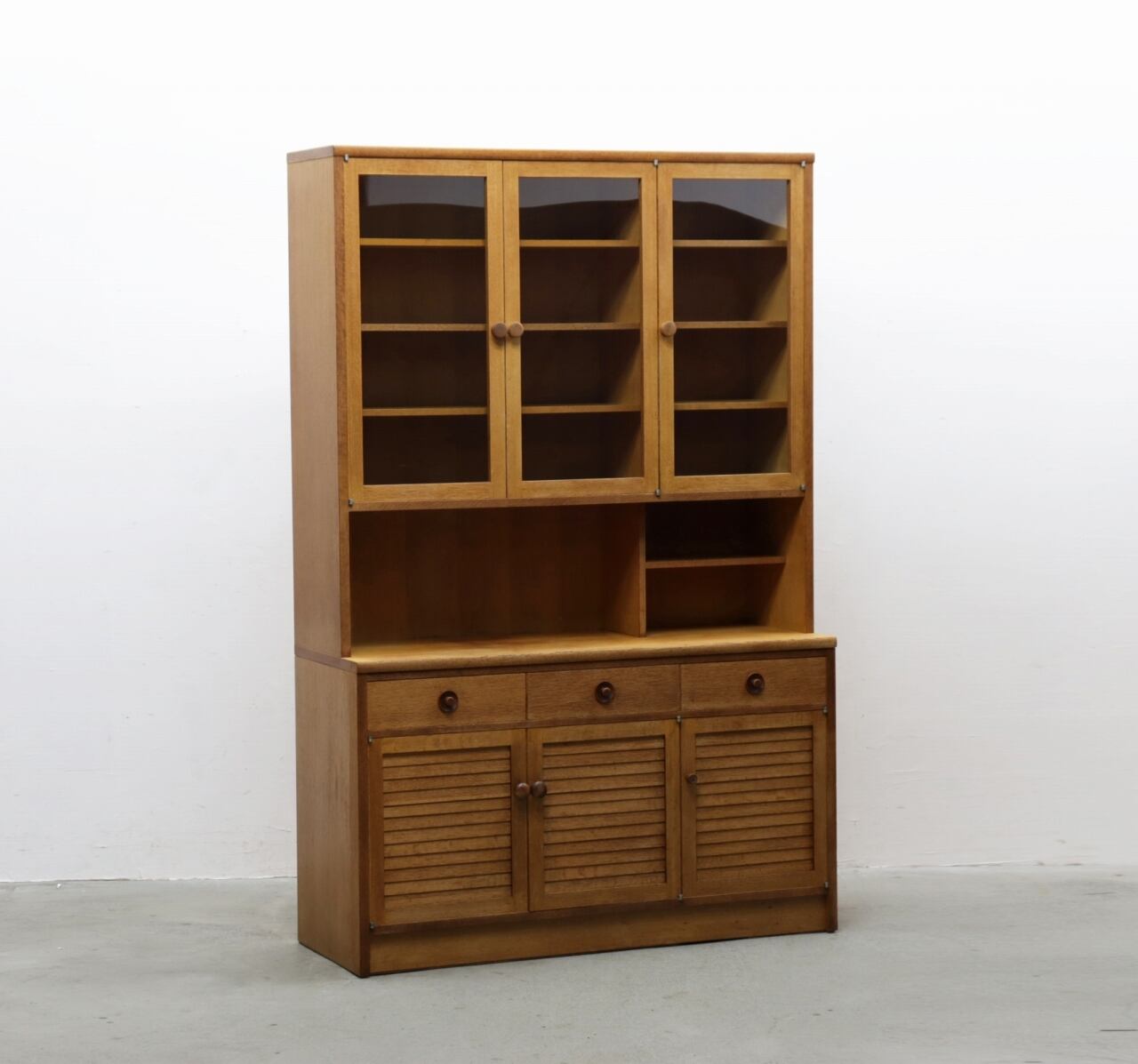 ヴィンテージ チーク材 キャビネット 本棚 食器棚 飾り棚 サイドボード ラック ジャパンヴィンテージ ブックケース ガラスキャビネット 本棚