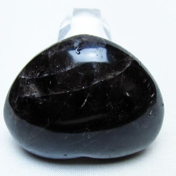 モリオン 置物 ハート 黒水晶 一点物 145-1979 | 天然石
