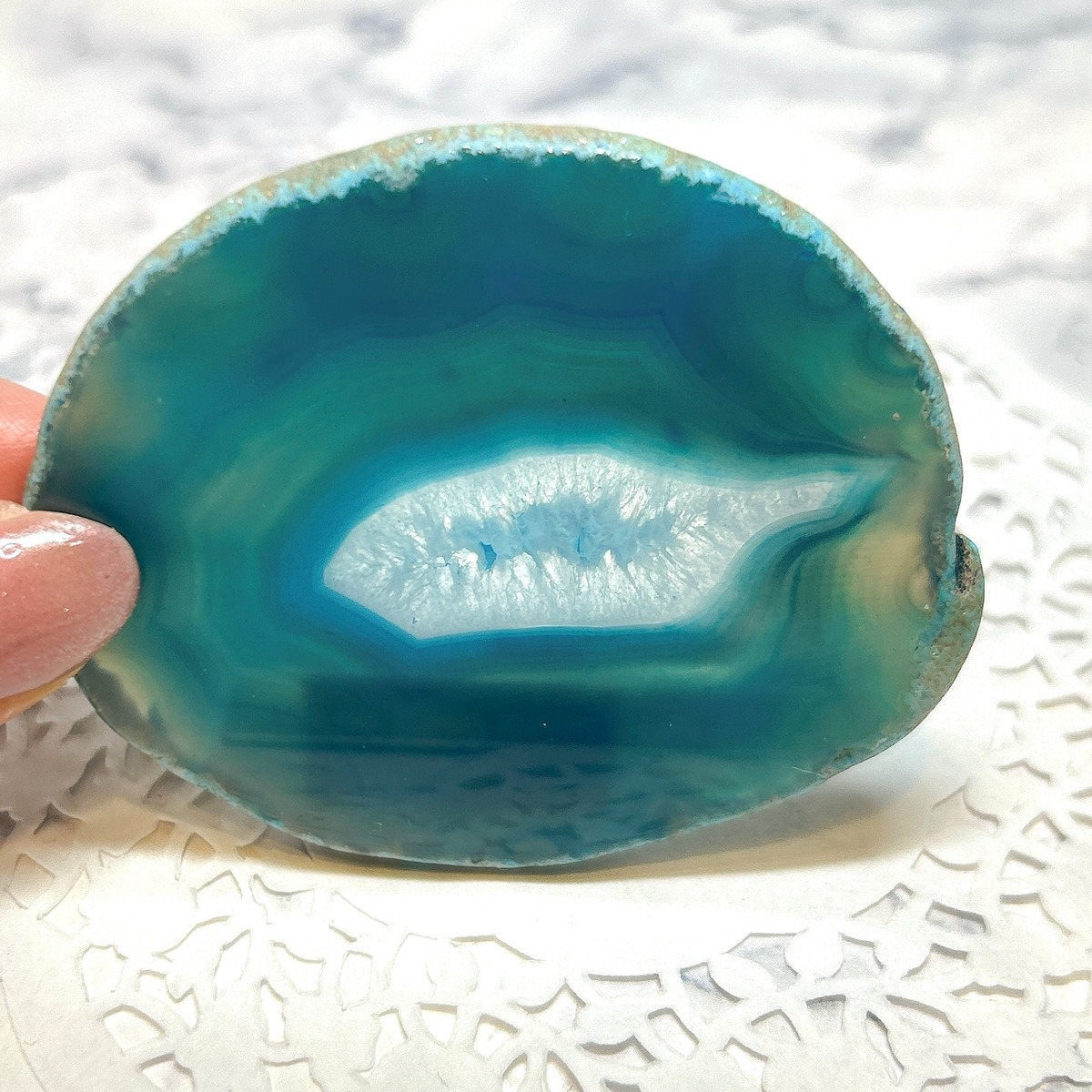 【E17298】メノウスライス めのう 着色 瑪瑙 アゲート Agate スライス | クリスタル・ワールド御徒町店