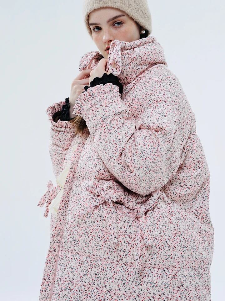 imakokoni オリジナルフラワーデザインジャケットコート No.504