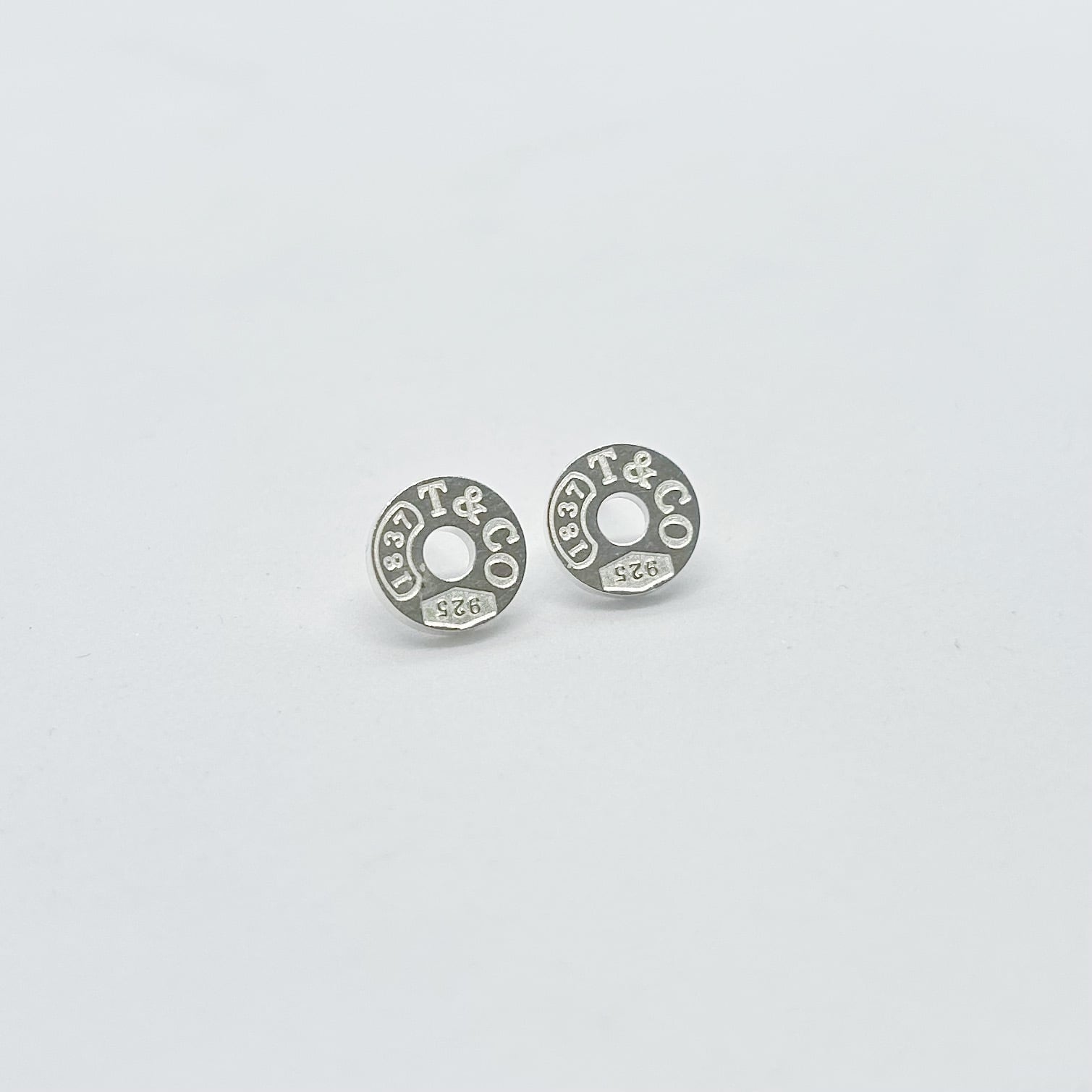 T7100】Tiffany&Co. 1837 circle pierce/silver925/ティファニー