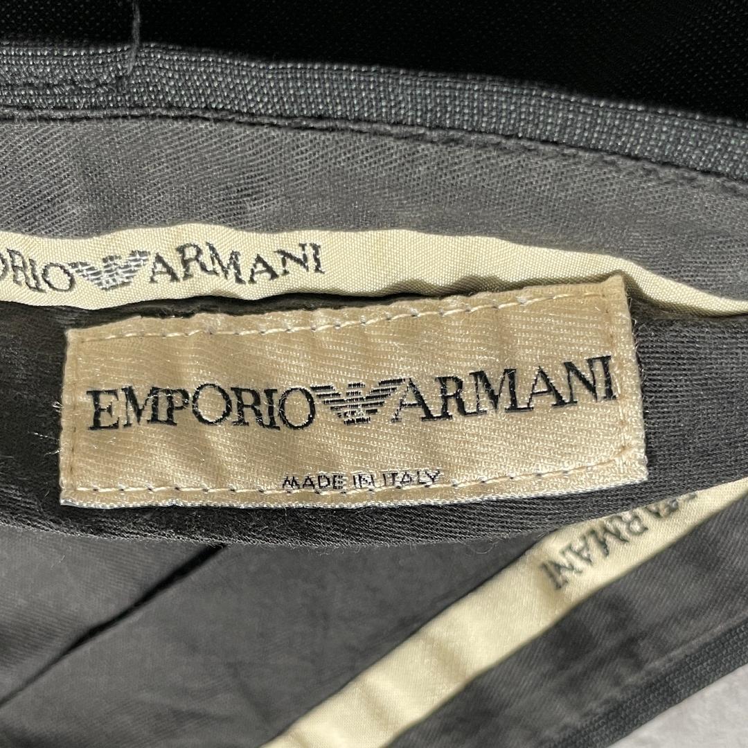 90s EMPORIO ARMANI イタリア製 black slacks | ib2