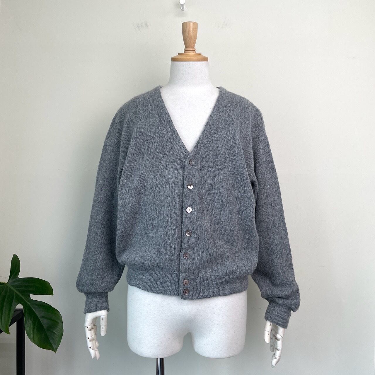 70s 80s USA製 Bullock & Jones アルパカ ニット カーディガン
