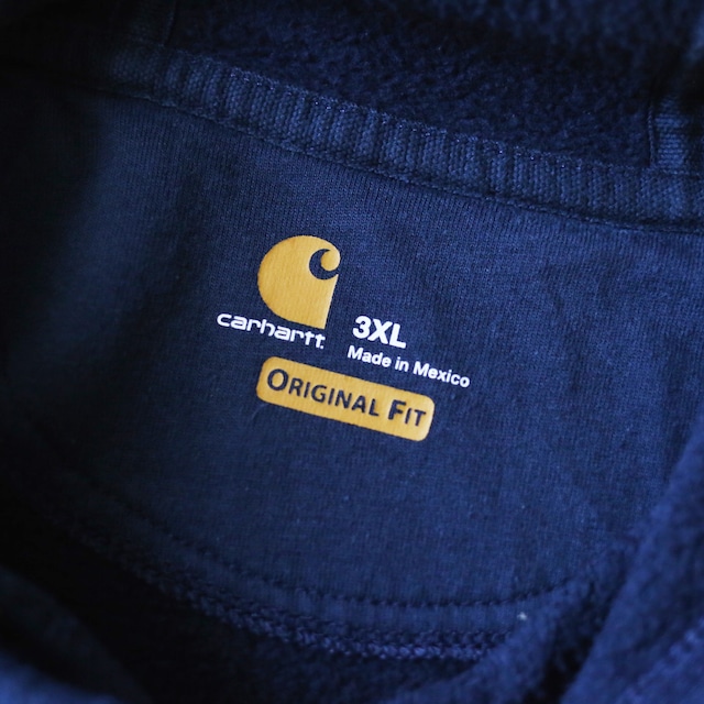 "carhartt" sleeve printed design XXXL super over silhouette parka