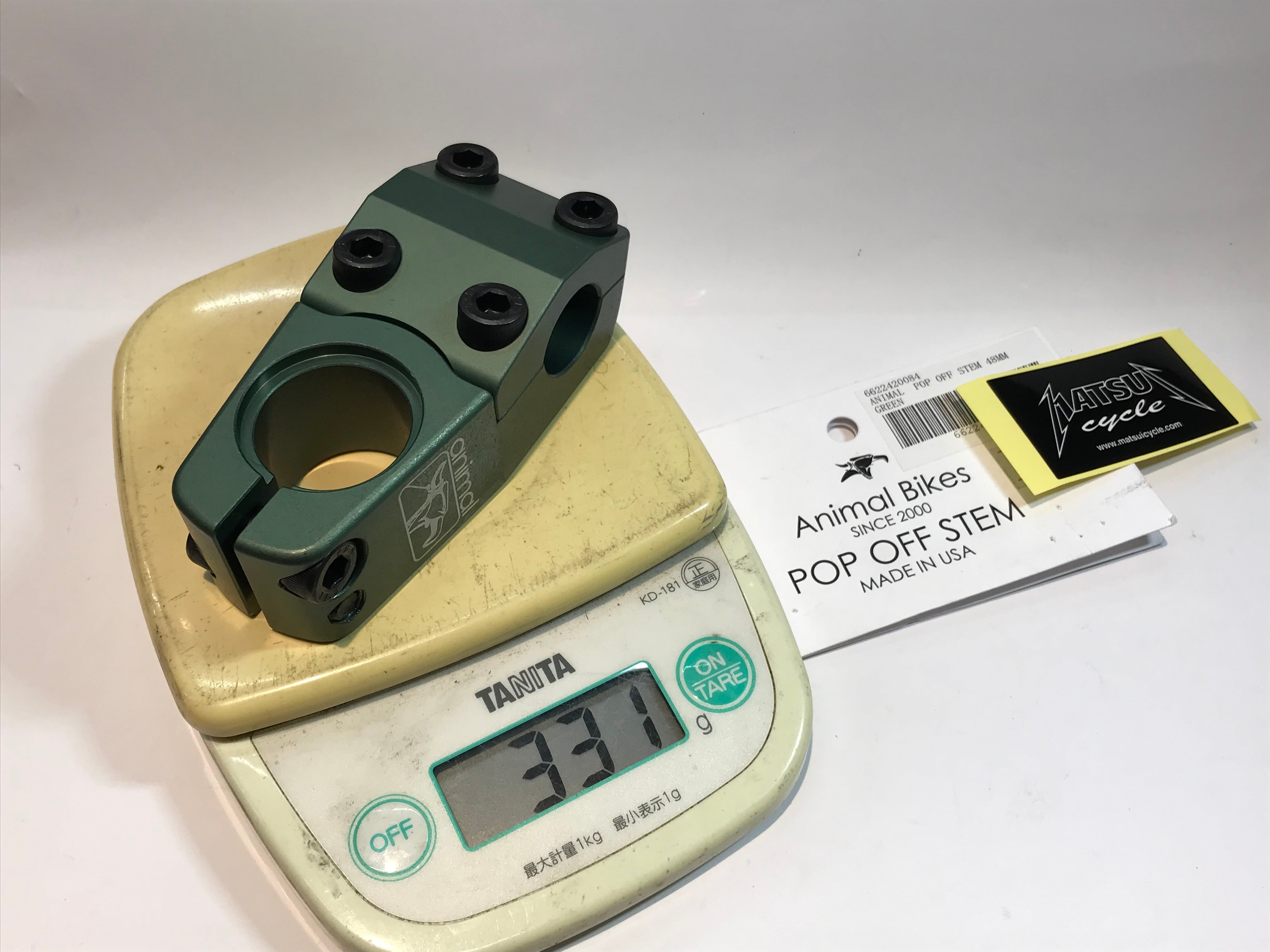 ANIMAL POP OFF GREEN | bmxshop