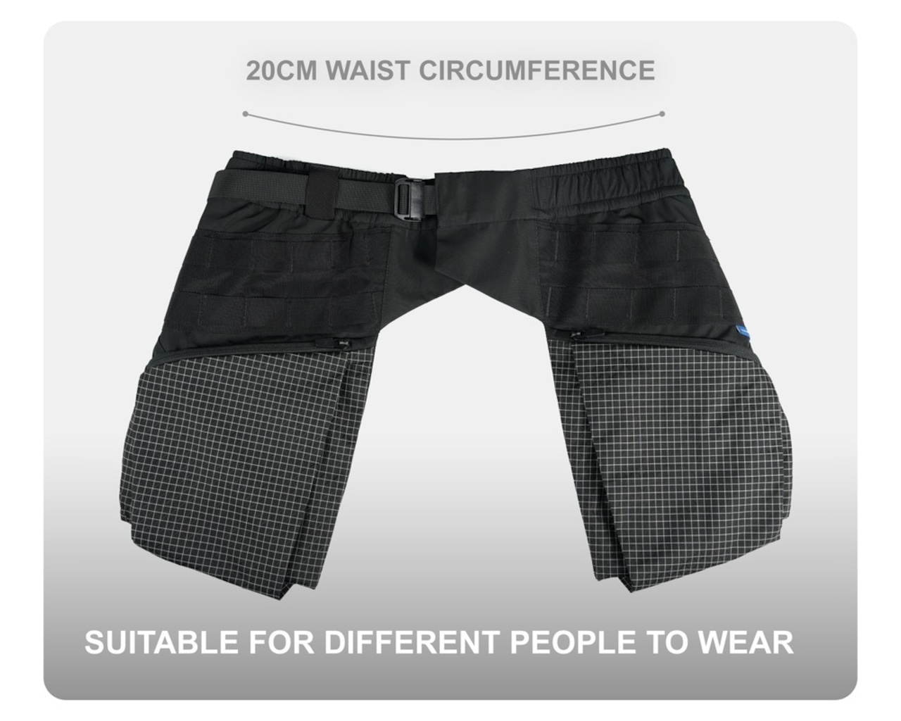 REINDEE LUSION 25SS レイヤード構造マルチポケットエプロン