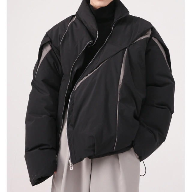 Diagonal Open Down Jacket【L0212】