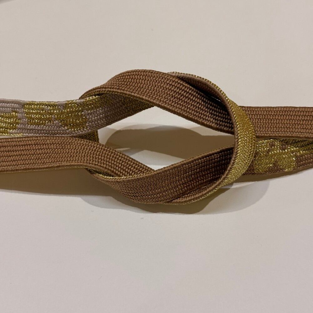 帯締め 新品 帯締め 帯〆 高麗組 手組み帯締め 平組 茶 礼装用 訪問着 色無地 正絹 絹100% 和装小物 6544