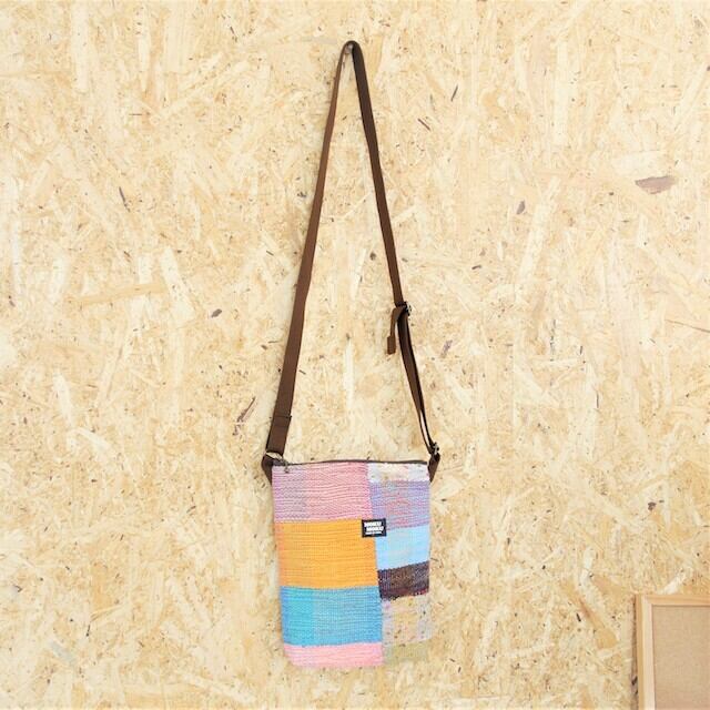 さをり織りショルダーバッグ | 工房もくもく