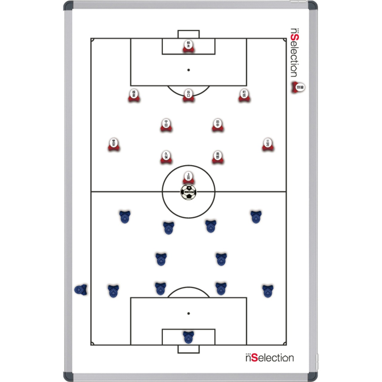 【追加購入Sサイズ用】MagnaTore マグナトーレ サッカー作戦盤用 オリジナル人型マグネット Sサイズ 小サイズ 追加購入セット サッカー 12個 ボール1個セット 収納ポーチ付き