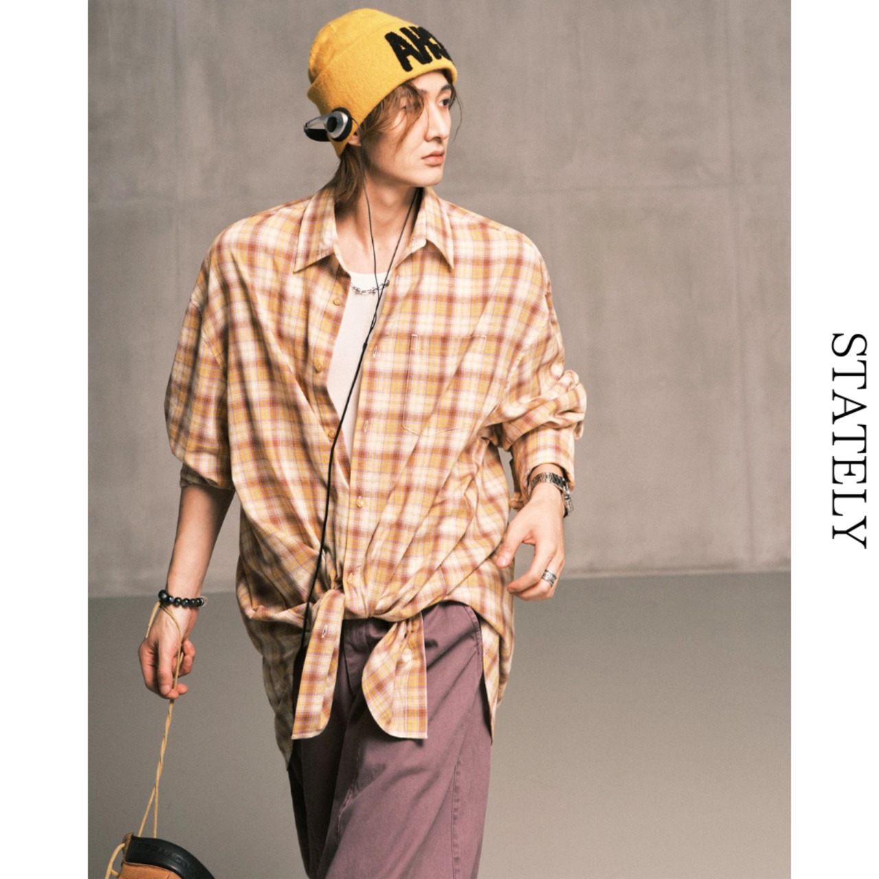 Vintage Check オーバーシャツ/3color_T44・画像3