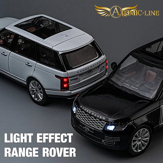 LAND ROVER レンジローバー 1/18 ミニカー 全2色 ライト点灯 エンジンサウンド 合金モデル 模型 ジオラマ