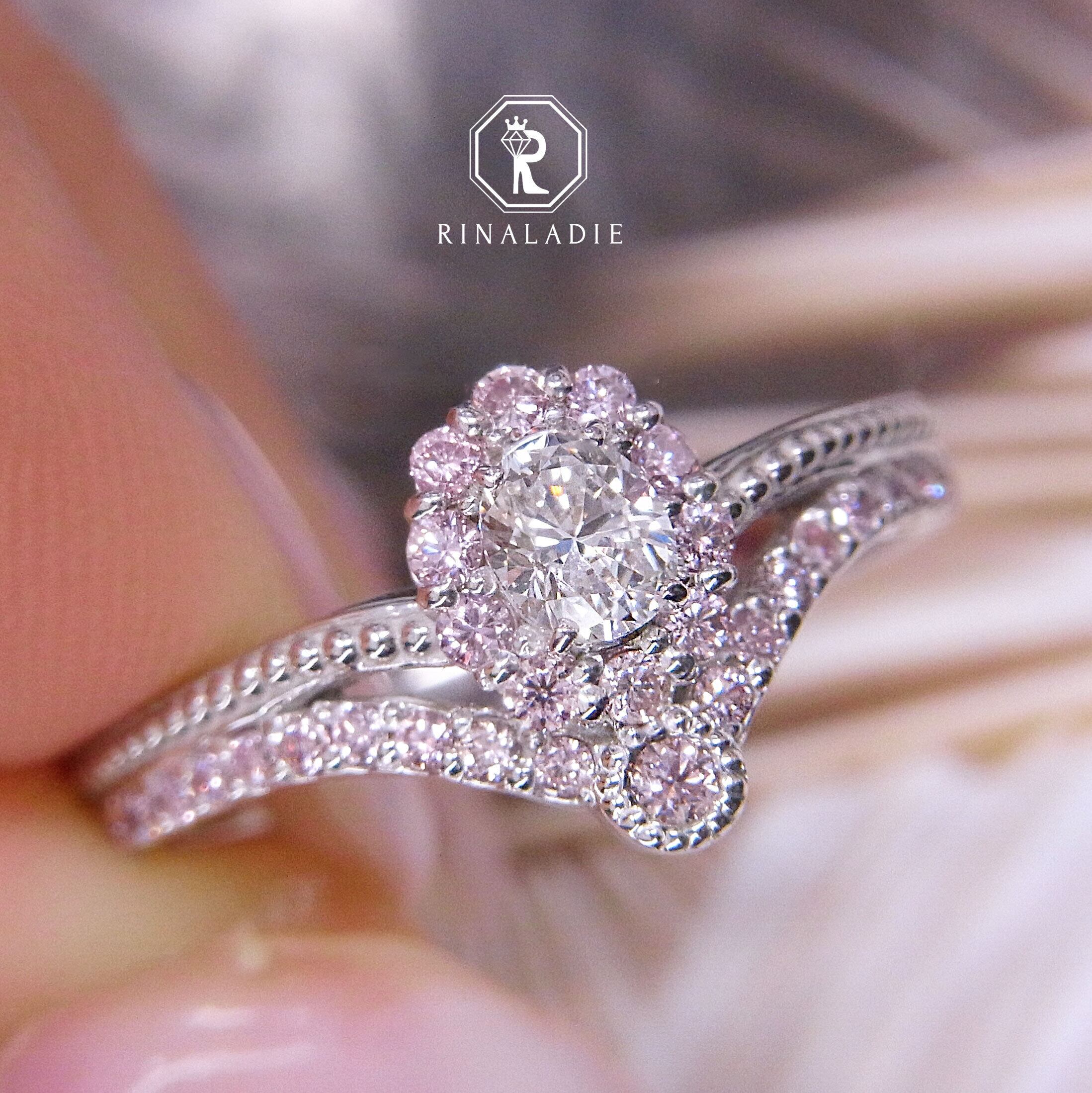 K18WG 天然ダイヤモンド 0.33ct リング K18WG 天然ダイヤモンド 0.33ct リング
