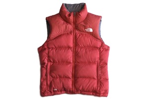 USED 00s Women's THE NORTH FACE Down vest -Small 02277