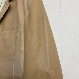 BRUNELLO CUCINELLI leather tailored jacket