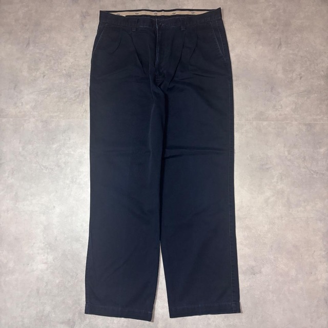 ドッカーズ リーバイス W36 チノパン ボトム 00s 古着 紺 16903