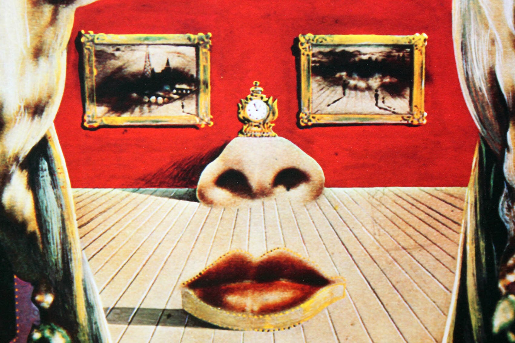 サルバドール ダリ「メイ ウェストの顔」額縁4色選択可能 作品証明書