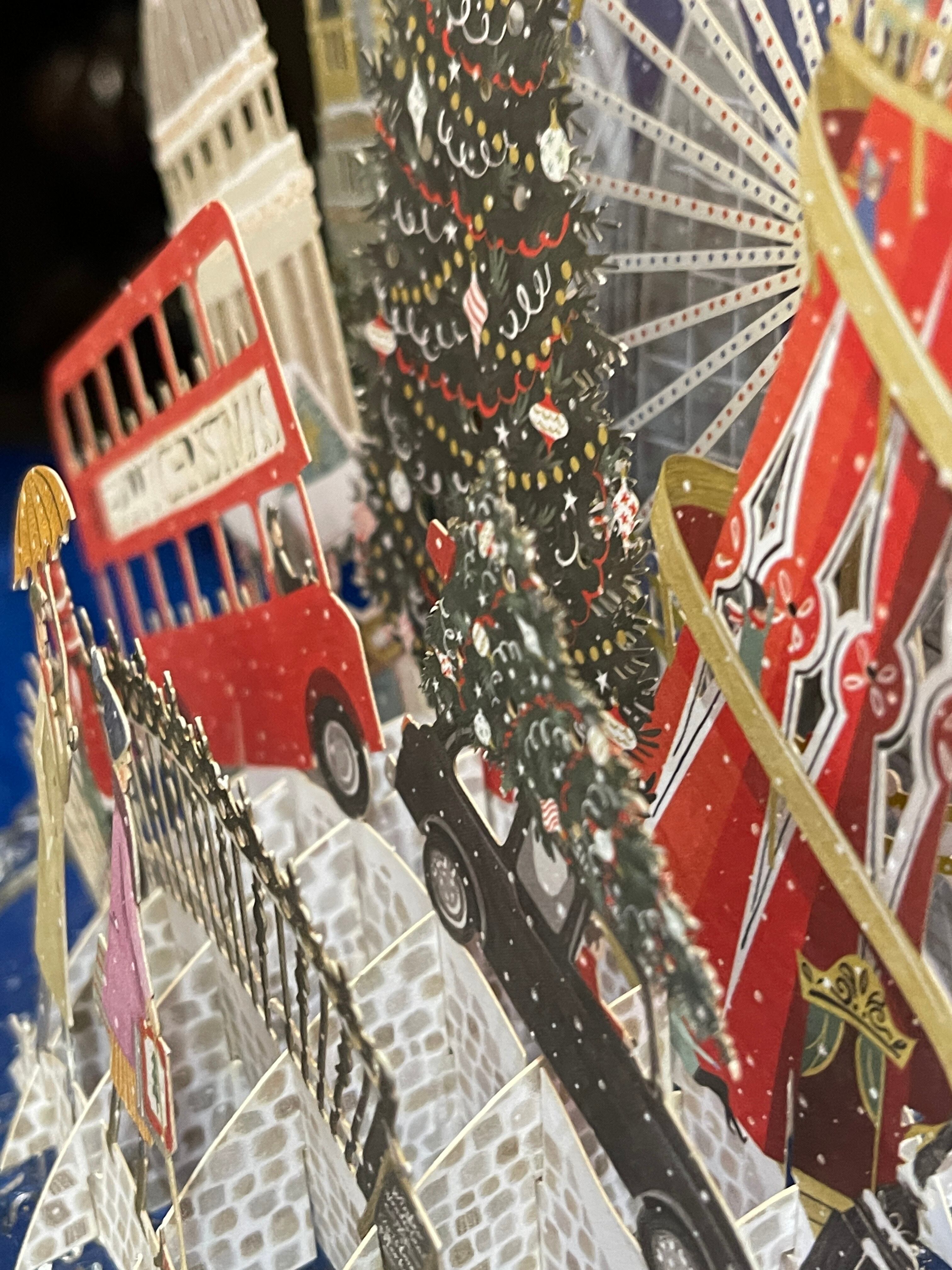 『Me & McQ』ロンドンの賑やかなクリスマスカード London 3D Christmas Cardイギリスより