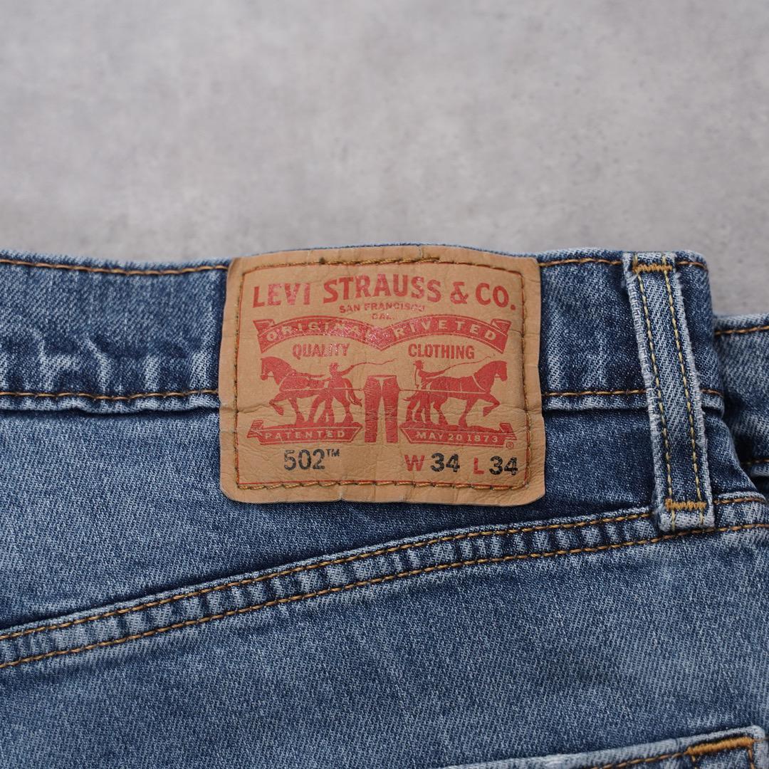 リーバイス502 Levis W34 ダークブルーデニム 青 パンツ 14136 | fuufu