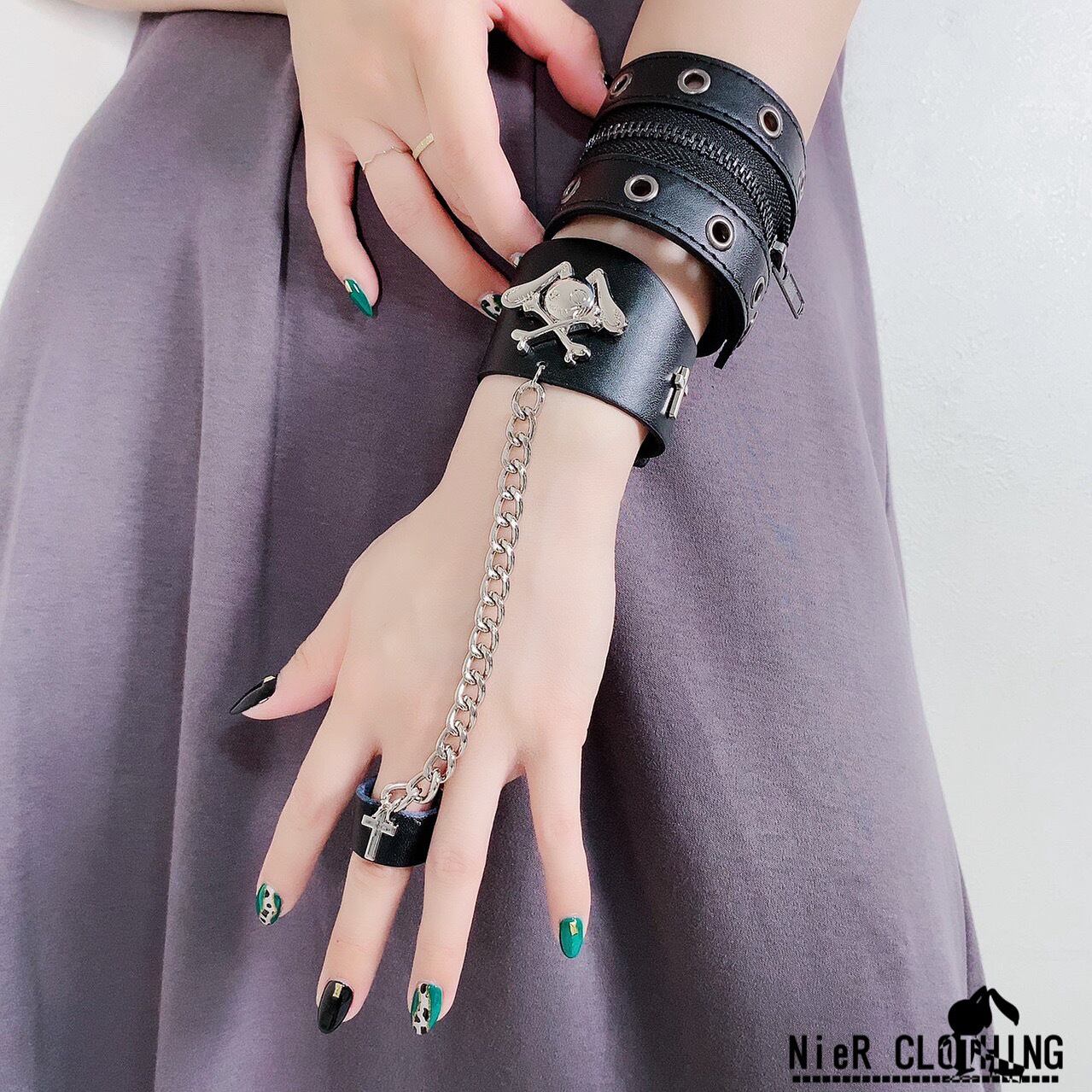 NieR ORIGINAL FINGER BRACELET【SILVER】 | NIER CLOTHING