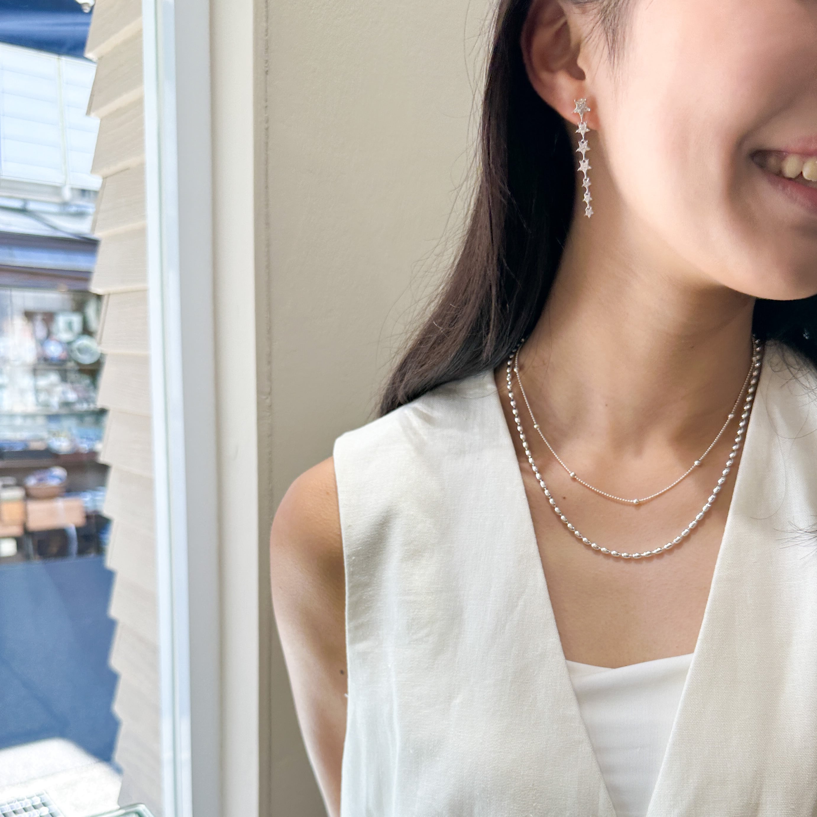 ダブル チェーン Machimusume 2 - 45cm ネックレス セット | 【公式