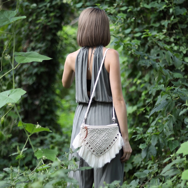 Crossing Fringe Shoulder Bag