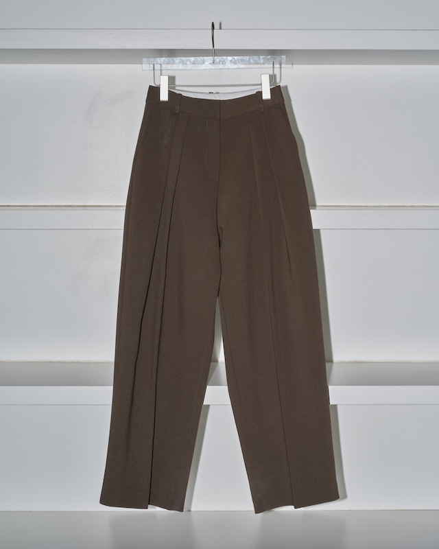 TODAYFUL　Bonding Wide Trousers　moss green