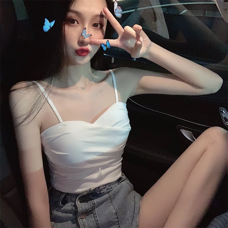 クロススプリングサマースタイルレッドソリッド カラーショート 春物 夏物 ソリッドカラー ドラファッションホール83212555395