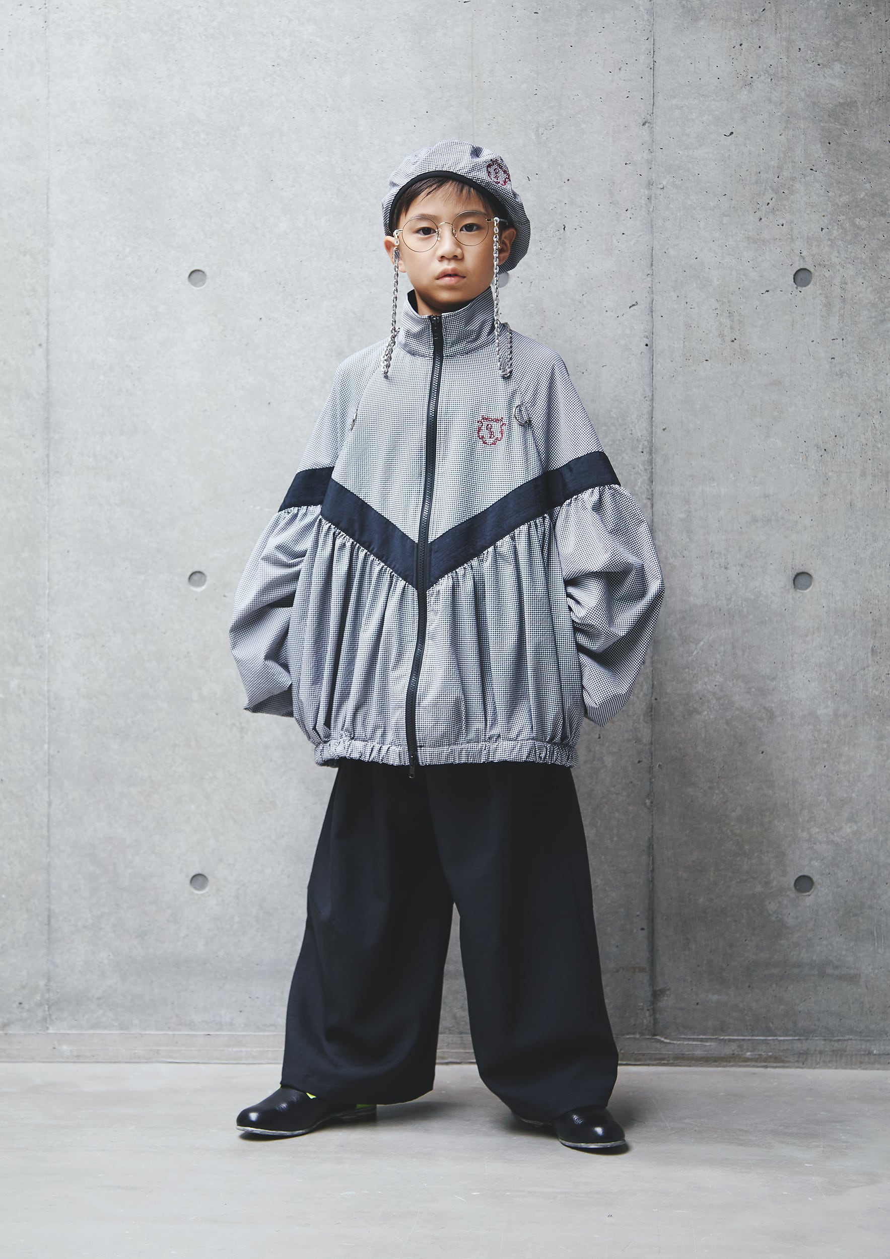 Balloon track jacket_S/Mサイズ | GRIS BLACK
