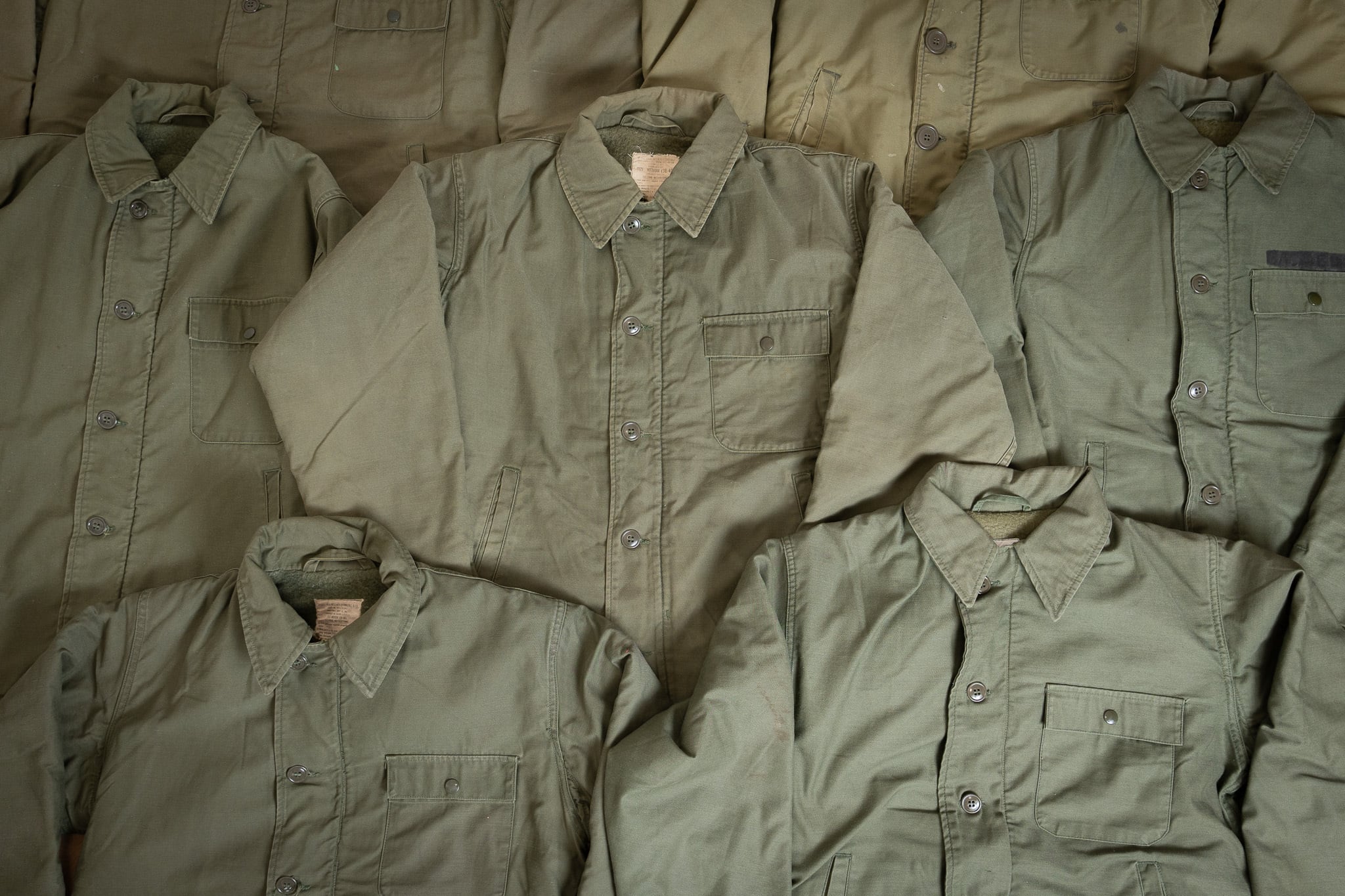 U.S.Navy A-2 Deck Jacket Stencil Large 