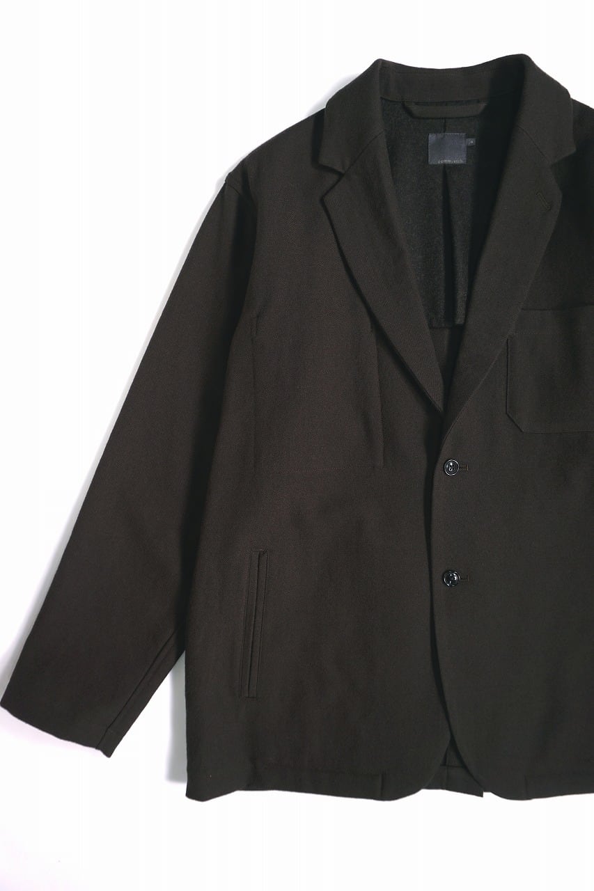 Virgin Wool Washed Twill Jacket