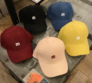 コーデュロイ m 刺繍ロゴ入りCAP 4634