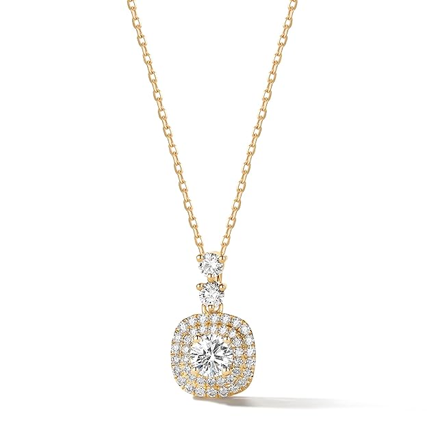 S55】1.00ct 3ストーンダイヤモンドネックレス【JS4185】 | Pay ID
