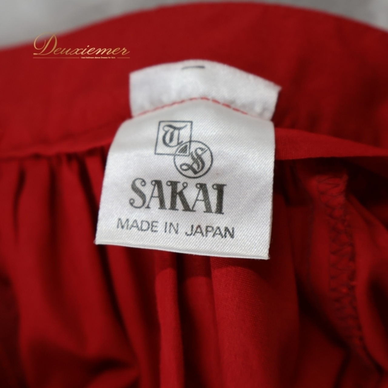 フォークダンス 衣装 スカート レッド系 サカイ チロリアン チロルスカート フルーツ柄 果物柄 レモン ぶどう 赤 黄 青 緑 カントリー SAKAI かわいい ダンス衣装 イベント 練習 レッスン イエロー系 ゴールド系 グリーン系 ブルー系