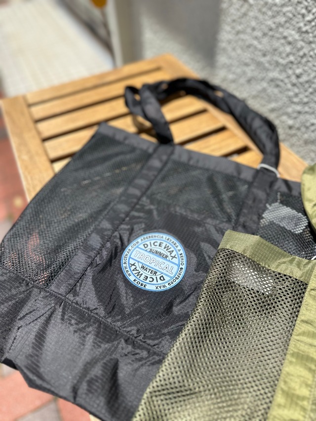 DICEWAX MESH TOTE BAG
