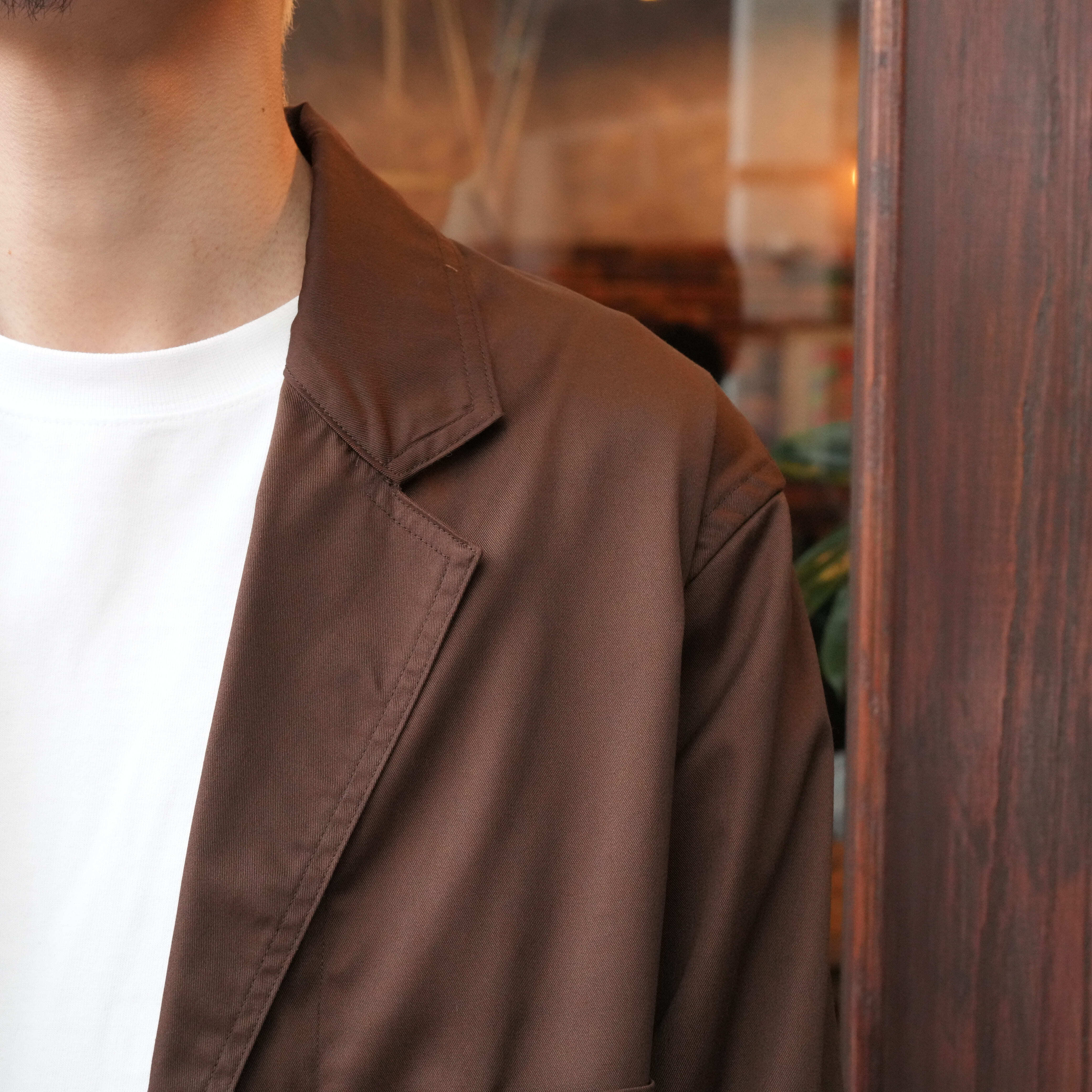 FOUNDOUR 25ss WORK JACKET BROWN/サイズ3(L) FOUNDOUR (ファウンダ) 25SS 