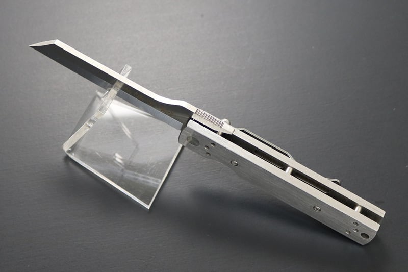 ゆん。出品 KB-562 兼常作 短冊刀 ステンレス TANZAKU-TOU アウトドアナイフ
