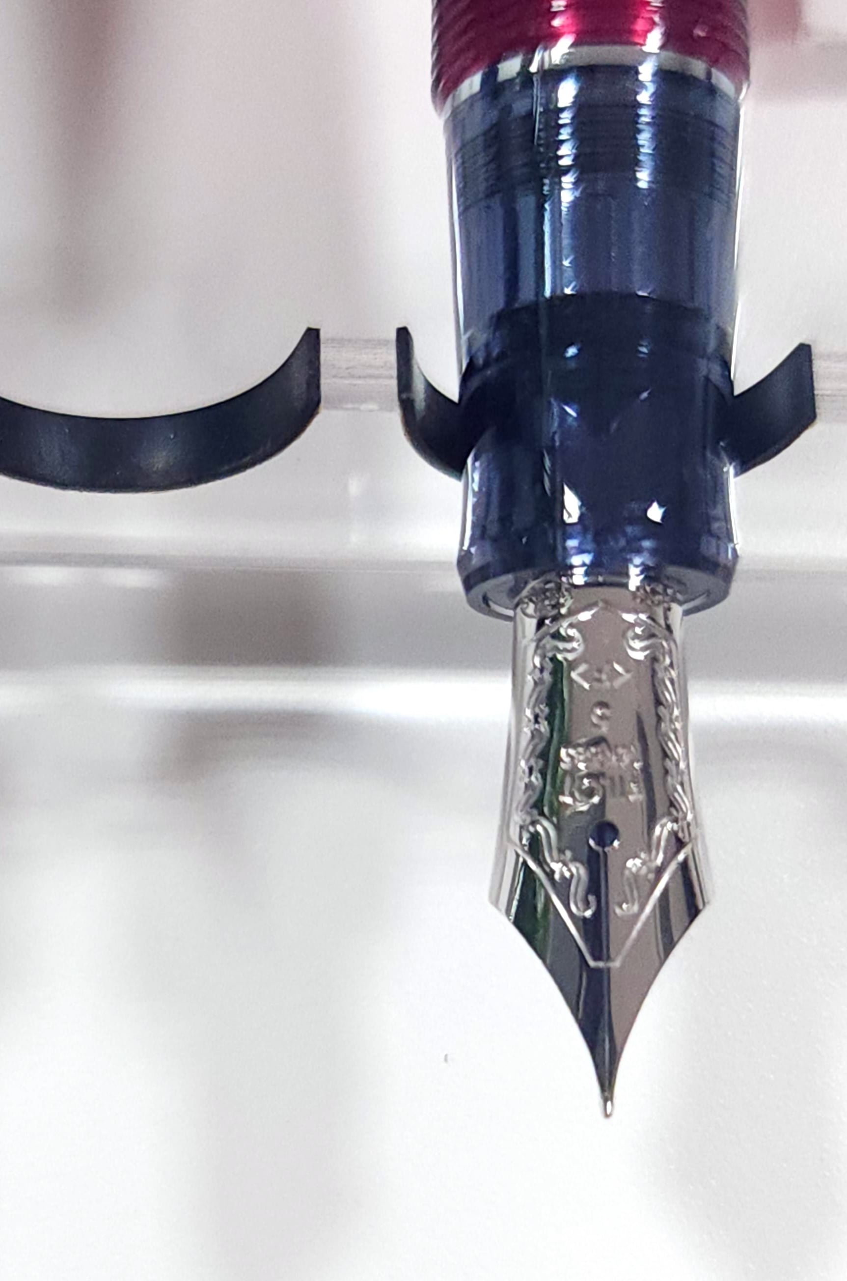 パイロット】万年筆 CUSTOM74 透明ワインレッド F細字 | Conte