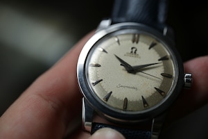 【OMEGA】1952年製 オメガ シーマスター1st 飛びアラビア×ツートンダイヤル / Vintagewatch / Seamaster / Cal.354