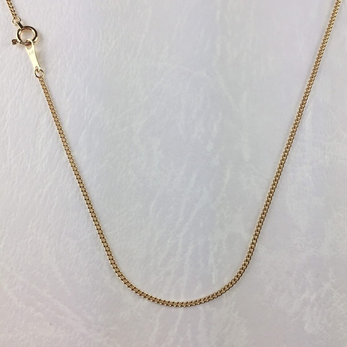 造幣局検定刻印入≪日本製/高品質/K18≫ 喜平チェーンネックレス 40 