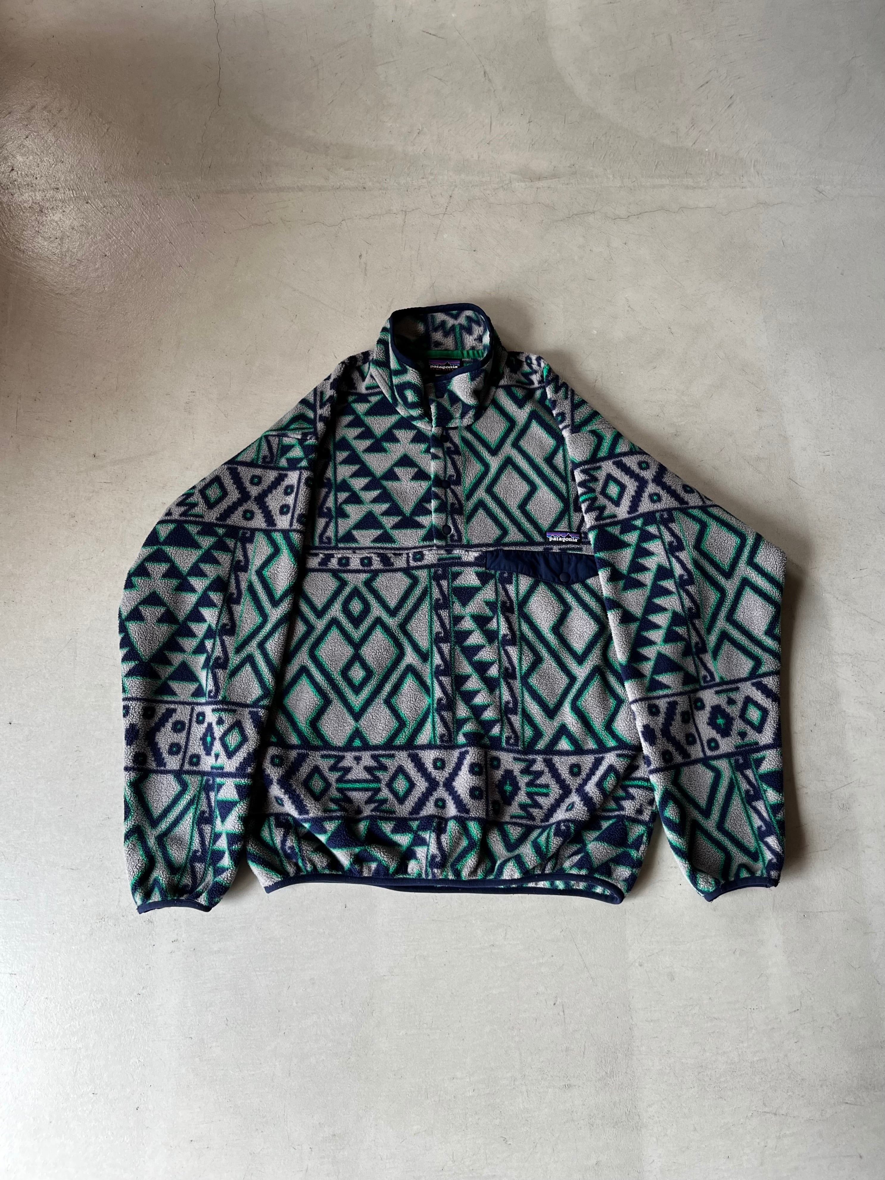 ひ*で様 Patagonia パタゴニア フリース ブルゾン ジャケット グレーS：patagonia パタゴニア ナイロン フリース ジャケット