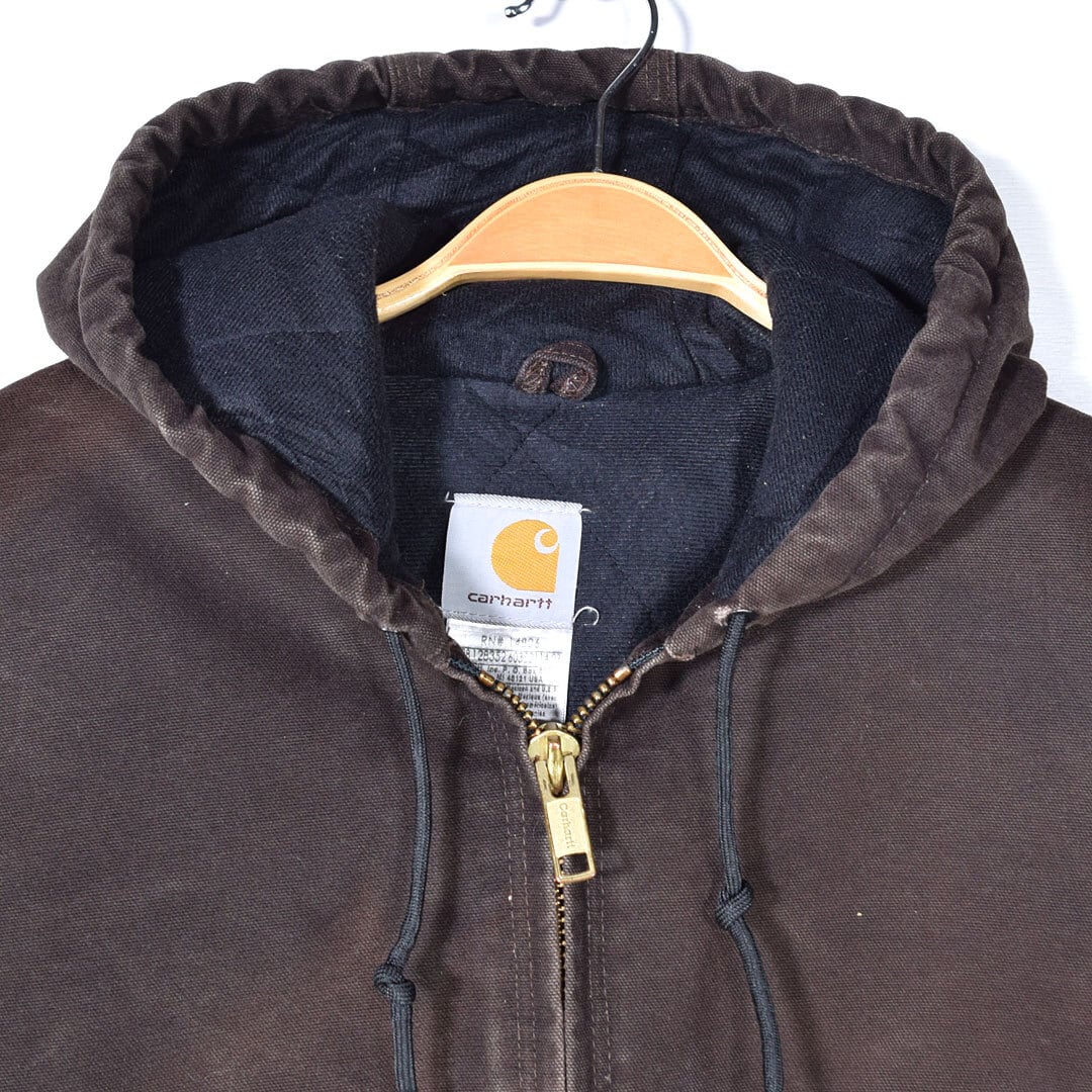 メキシコ製 carhartt ダック アクティブジャケット カーハート メキシコ製 アクティブジャケット ダック地 ブラウンダック