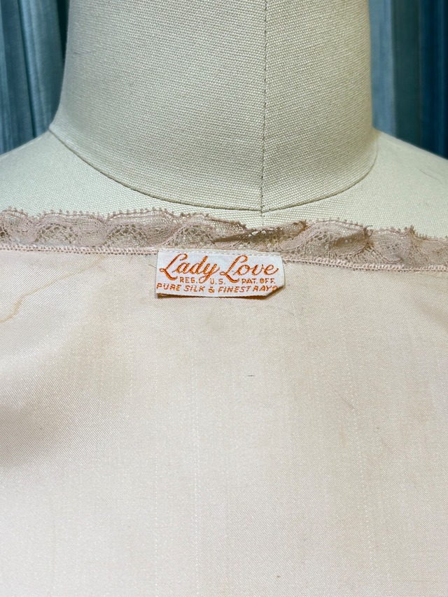 40's vintage light green lace jacket