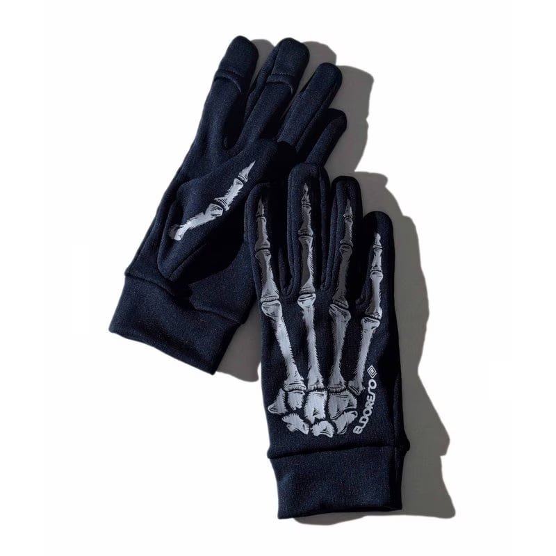 ELDORESO(エルドレッソ)X-ray Gloves -BK×GR ランニンググローブ