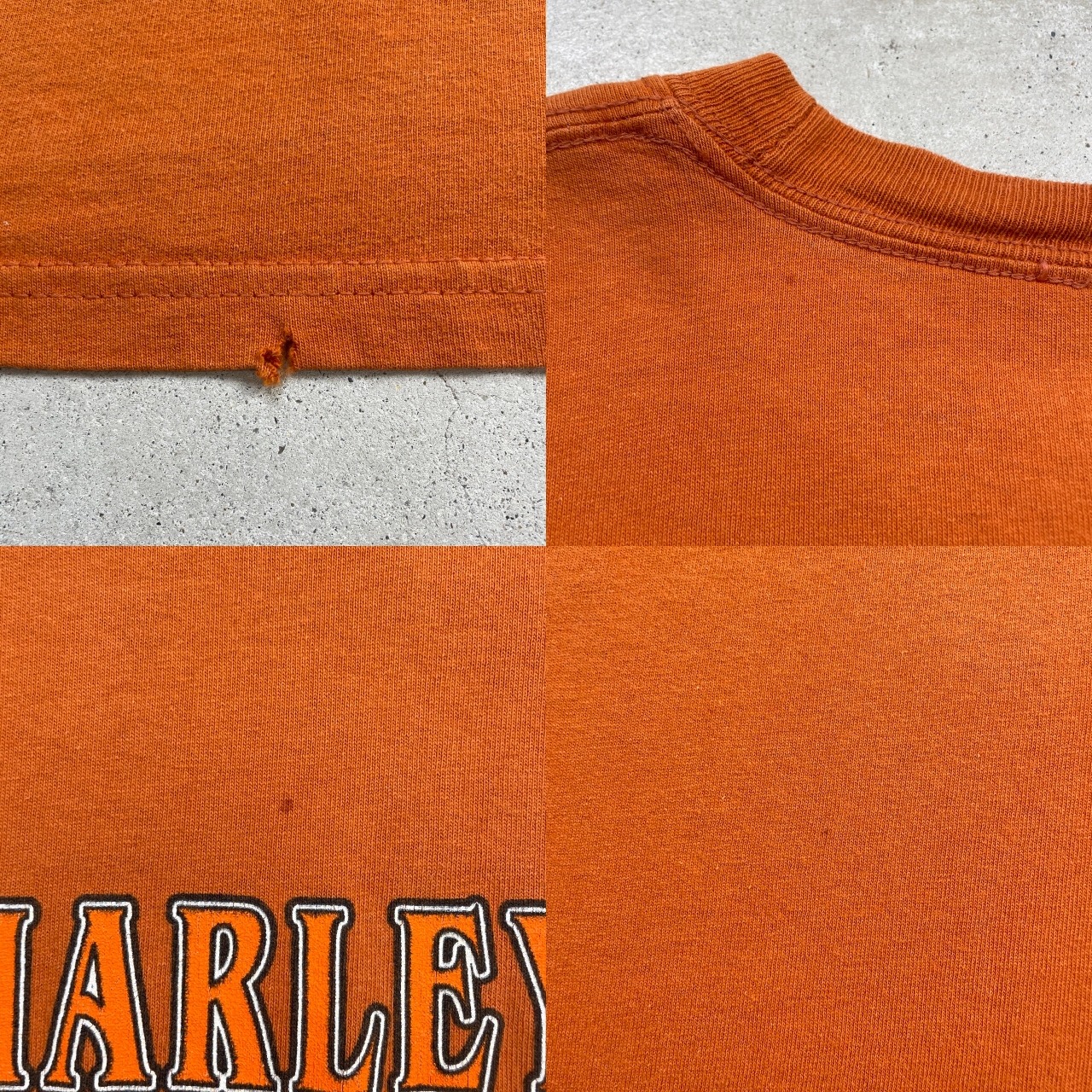 Harley-Davidson ハーレーダビッドソン ロゴプリント ロングTシャツ 