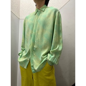 90's italy製 biblo club レーヨンシャツ