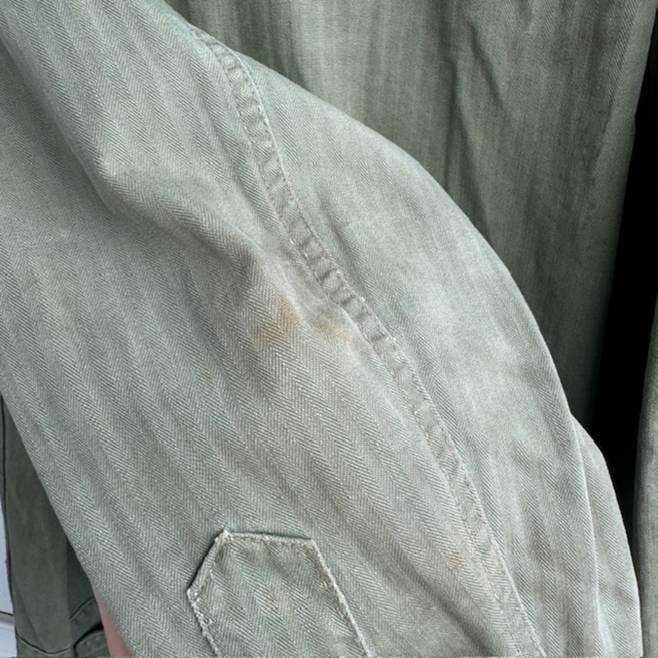 US Army M-41 HBT シャツジャケット 32R 40s 画像12