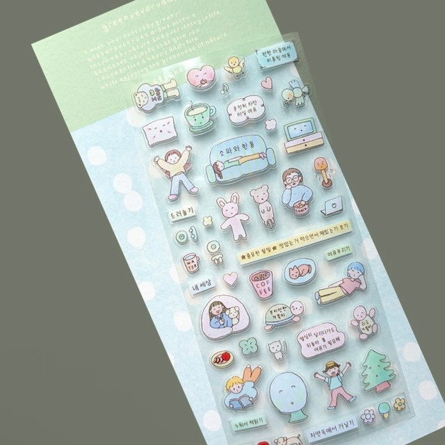 greenyeveryday 〔sticker -breadth of mind-〕