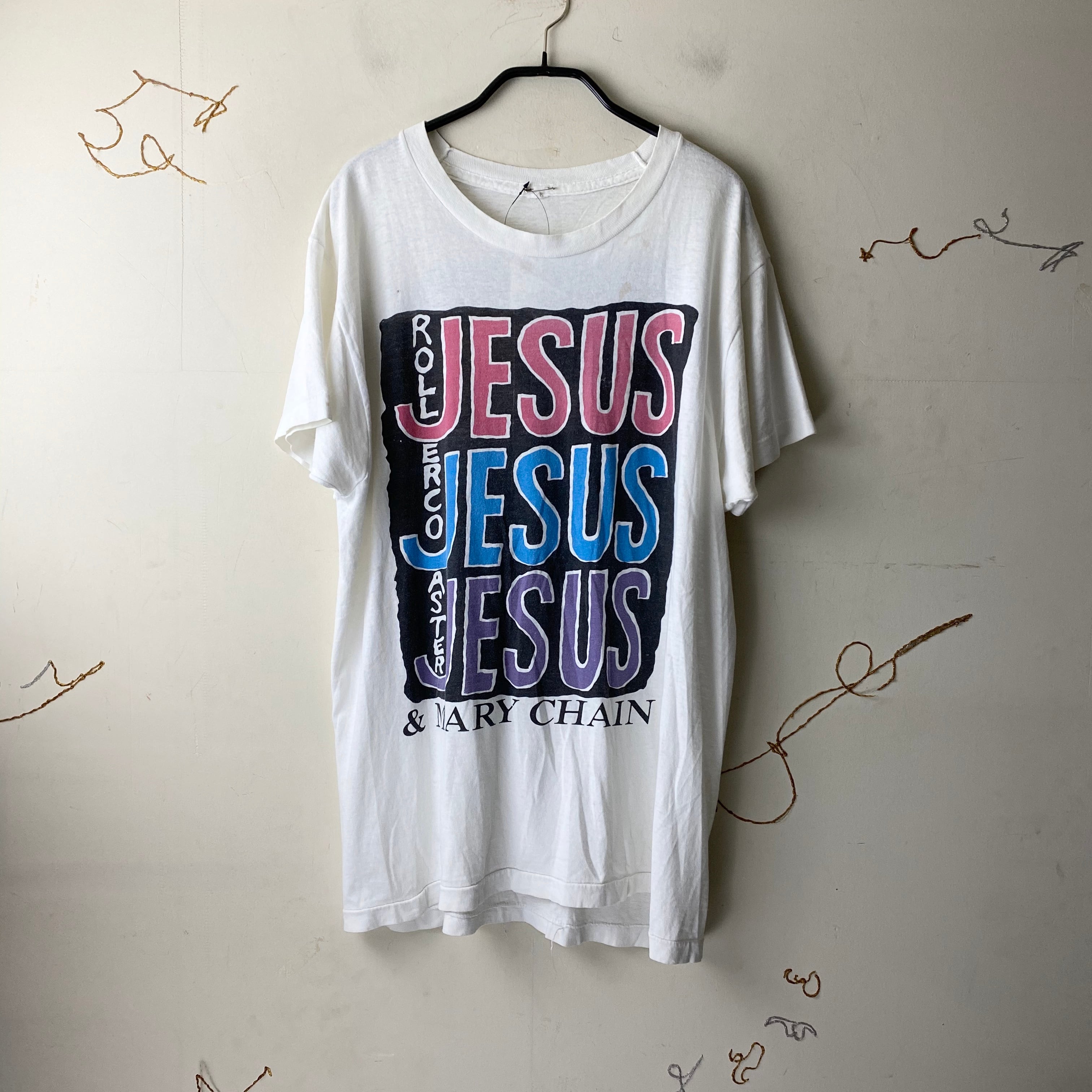 vintage 1990's JESUS&MARY CHAIN music tee “roller coaster” | NOIR