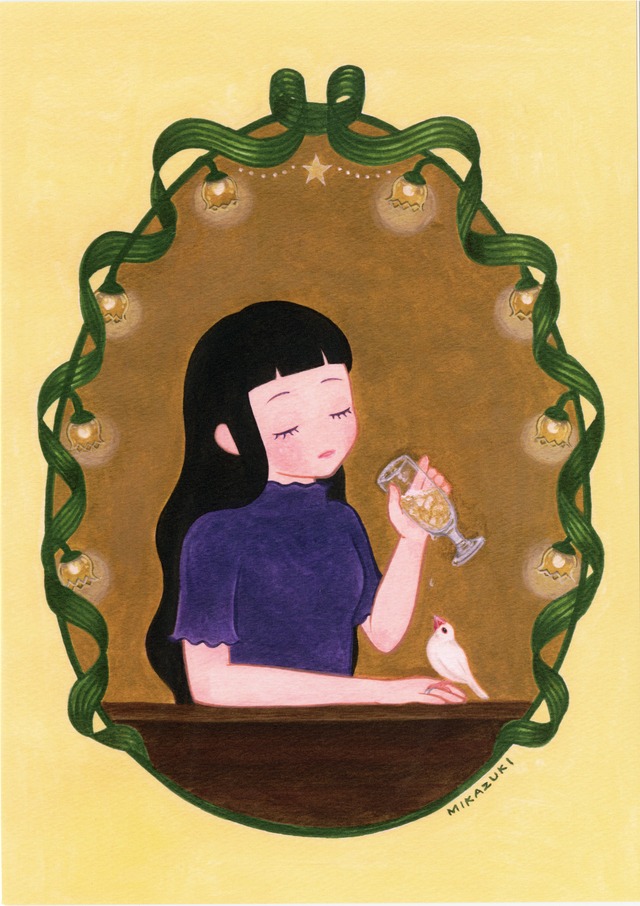 ミニポスター A4サイズ 「Ginger syrup」 MIKAZUKI / ミカヅキ